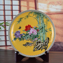 瓷博 景德镇陶瓷富贵平安张俊良现代中式工艺品家居客厅摆件结婚